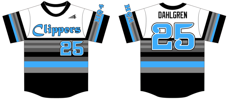 HQ4 Clippers Custom Hexaflex Baseball Jersey - #2B