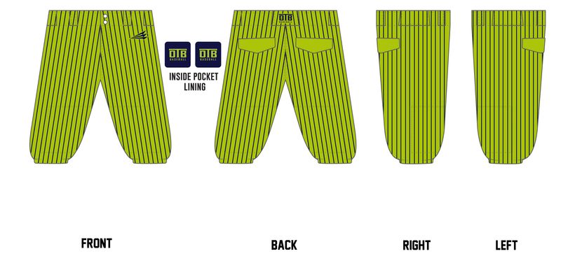 OTB Baseball Custom Knicker Baseball Pant #BP17B