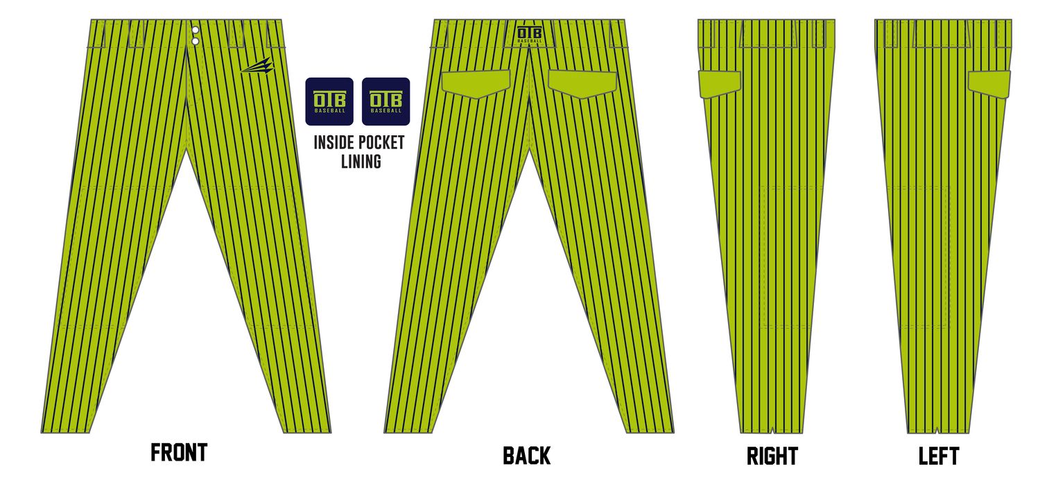 OTB Baseball Custom Athletic Baseball Pant #BP17