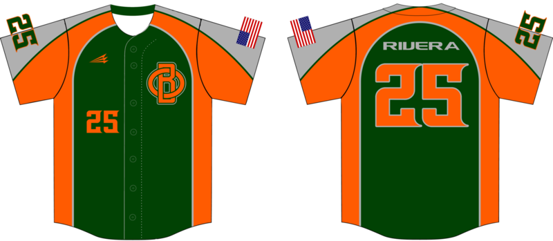 OB Team Custom HexaFlex Baseball Jersey #1