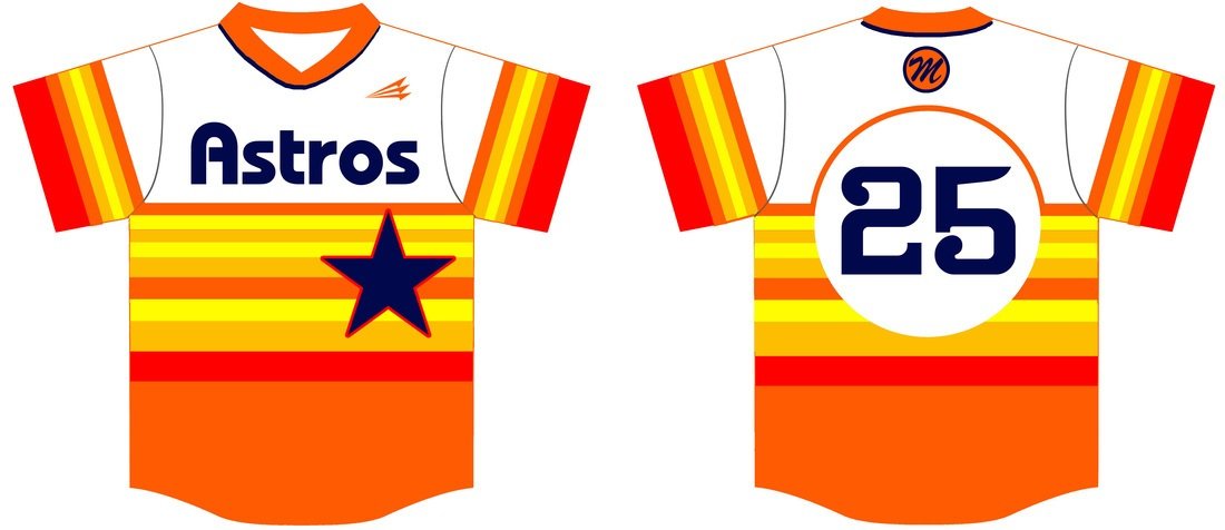 Montgomery Metro Astros Custom HexaFlex Baseball Jersey #2