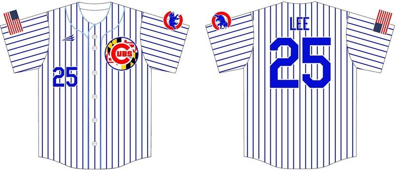 Maryland Cubs Custom HexaFlex Baseball Jersey #4c