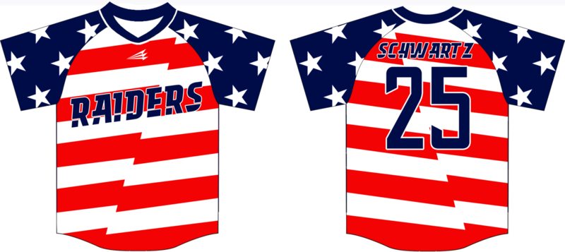 Dallas Raiders Custom HexaFlex Baseball Jersey #4