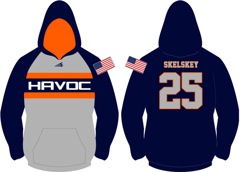 Havoc Baseball (Skelskey) Custom Vulcan Hoodie VH1B