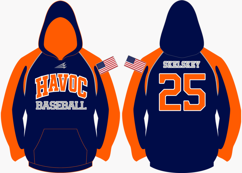 Havoc Baseball (Skelskey) Custom Vulcan Hoodie VH2
