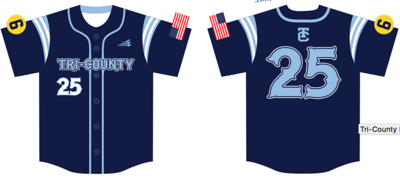 Tri-County Post 133 Custom HexaFlex Baseball Jersey #4