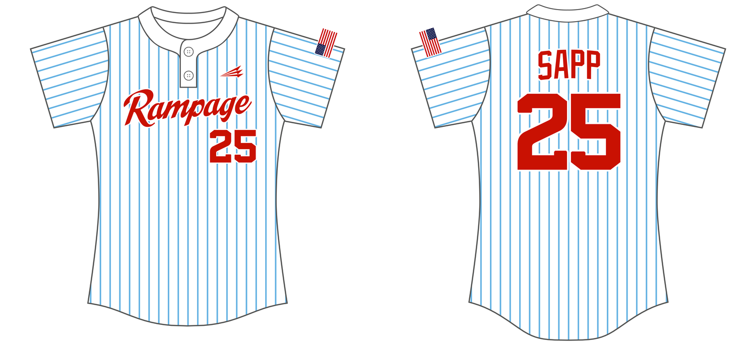 Rampage Softball Custom NanoDri Softball Jersey #J1b