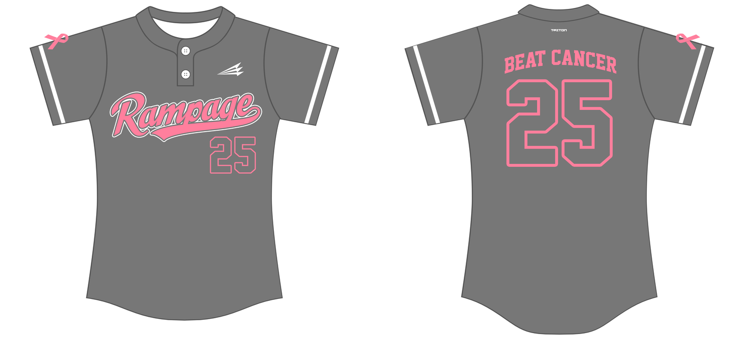 Rampage Softball Custom NanoDri Softball Jersey #J4f