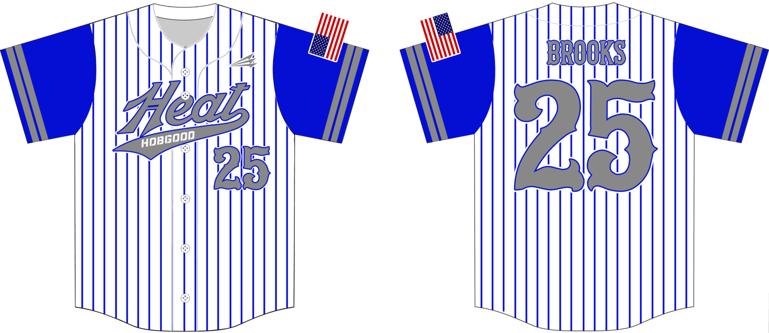 Hobgood Heat Custom HexaFlex Baseball Jersey #2b