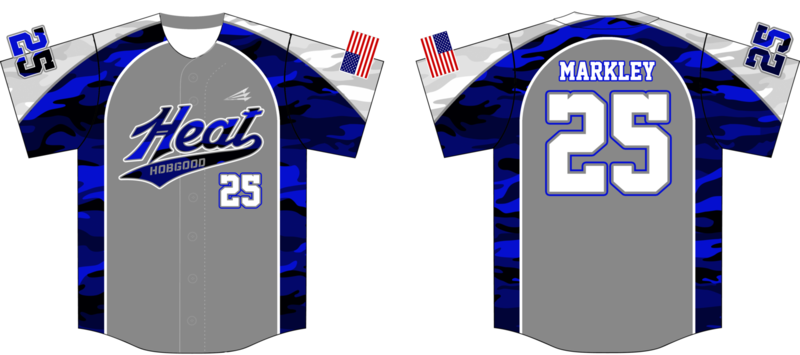 Hobgood Heat Custom HexaFlex Baseball Jersey #6g