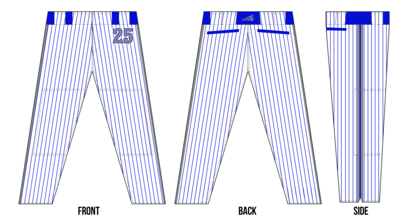 Hobgood Heat Custom Stacheman Elite Long Baseball Pants #BP2b