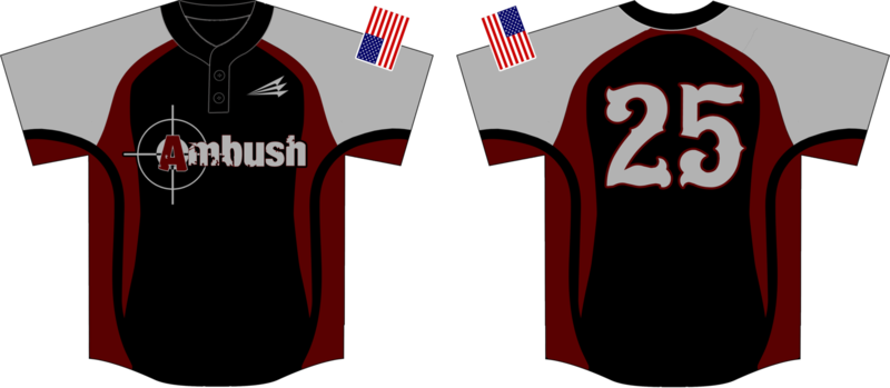 Ambush Custom HexaFlex Baseball Jersey Design #2