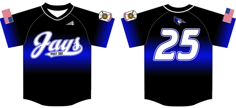 Bristol Legion Post 382 Custom Baseball Jersey #3