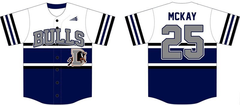 Bulls (McKay) Custom HexaFlex Basbeall Jersey #3