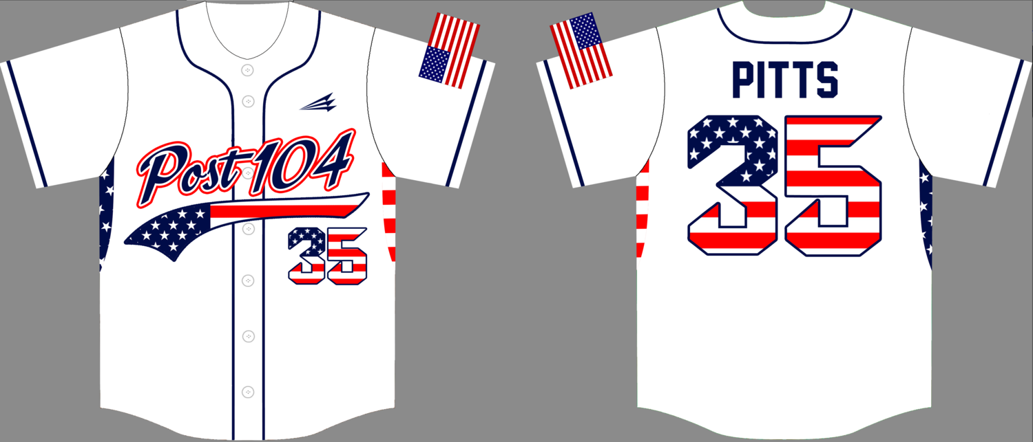 Montoursville Post 104 Custom HexaFlex Baseball Jersey #3