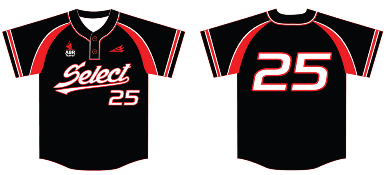 Arlington Select Custom Baseball Jersey #1c