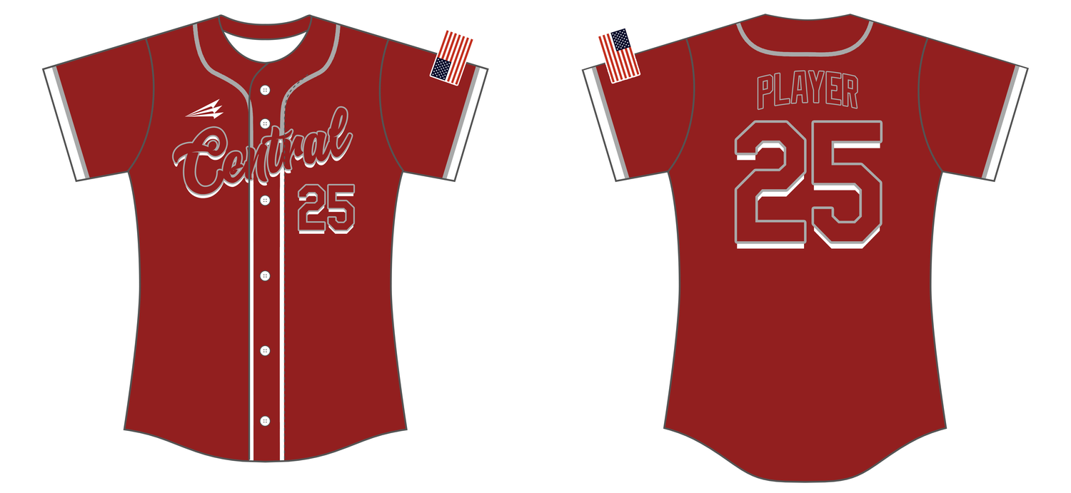 Central Softball Custom NanoDri Softball Jersey #J3