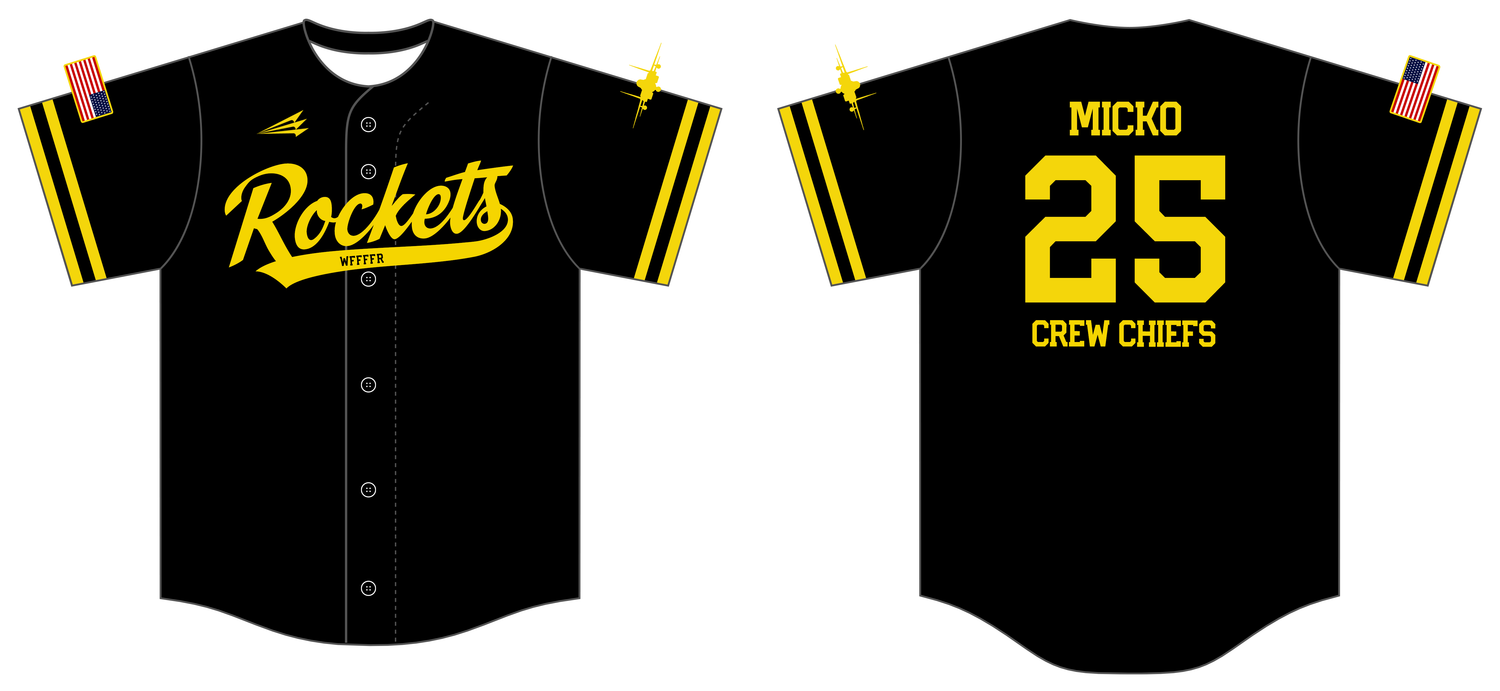 Rocketeers Custom NanoDri Baseball Jersey #J1c