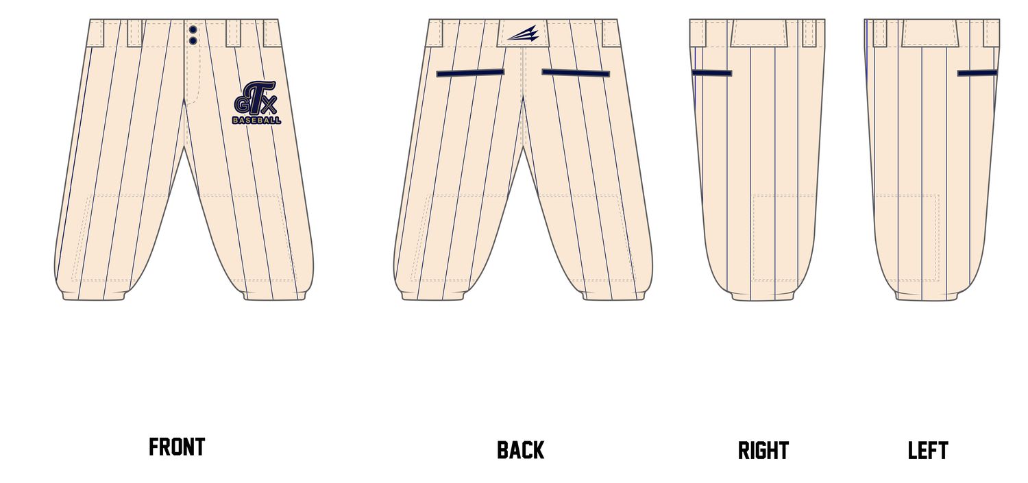Tide Custom Knicker Baseball Pant #BP1B
