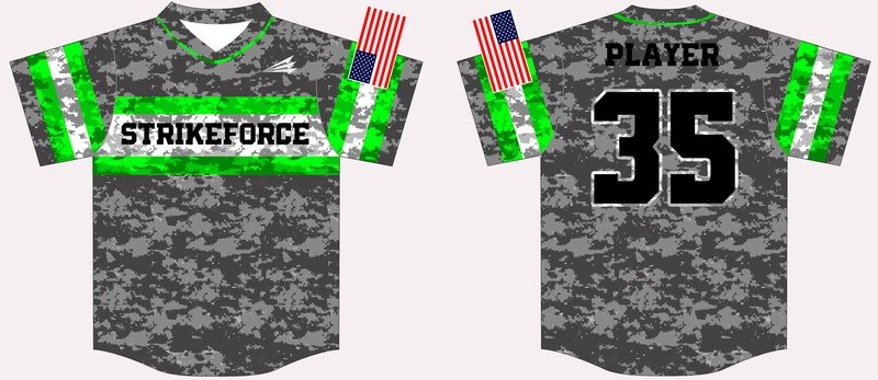 Sandhills Strikeforce Custom Baseball Jersey Design #6C