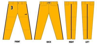 Prodigy Baseball Miami Stacheman Elite Custom Long Baseball Pants #BP6C