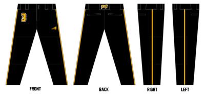 Prodigy Baseball Miami Stacheman Elite Custom Long Baseball Pants #BP9A