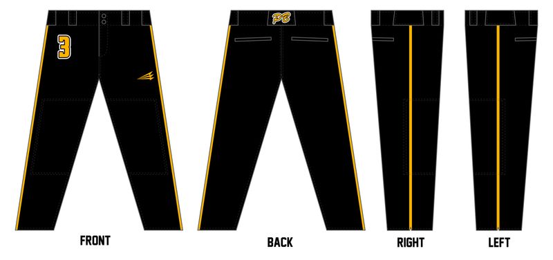 Prodigy Baseball Miami Stacheman Elite Custom Long Baseball Pants #BP9A
