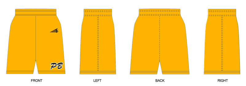Prodigy Baseball Miami Custom Revolution Pocket Shorts #RV1B