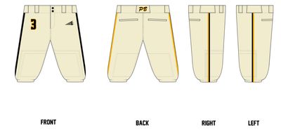 Prodigy Baseball Miami Custom Knicker Baseball Pants #BP18B