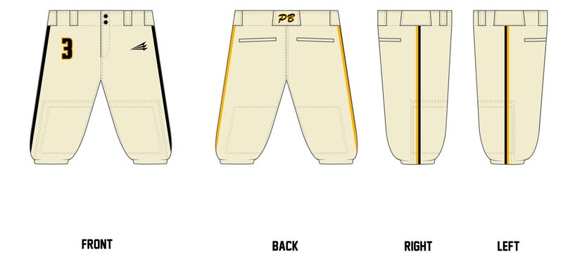 Prodigy Baseball Miami Custom Knicker Baseball Pants #BP18B