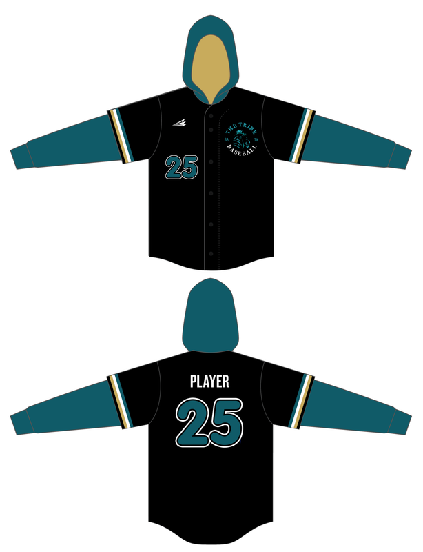 The Tribe Baseball Custom Hoodzie #HZY1