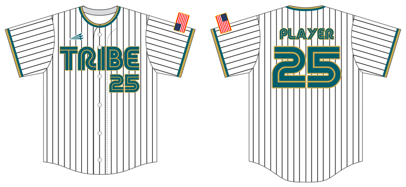 The Tribe Baseball Custom NanoDri Baseball Jersey #J1B