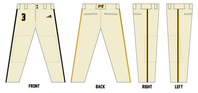 Prodigy Baseball Miami Custom Long Relaxed Baseball Pants #BP18A