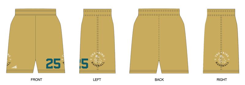 The Tribe Baseball Custom Revolution Pocket Shorts #RV1