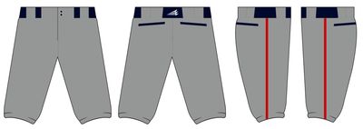 Tombigbee Tribe Stacheman Elite Custom Knicker Baseball Pants #BP9C