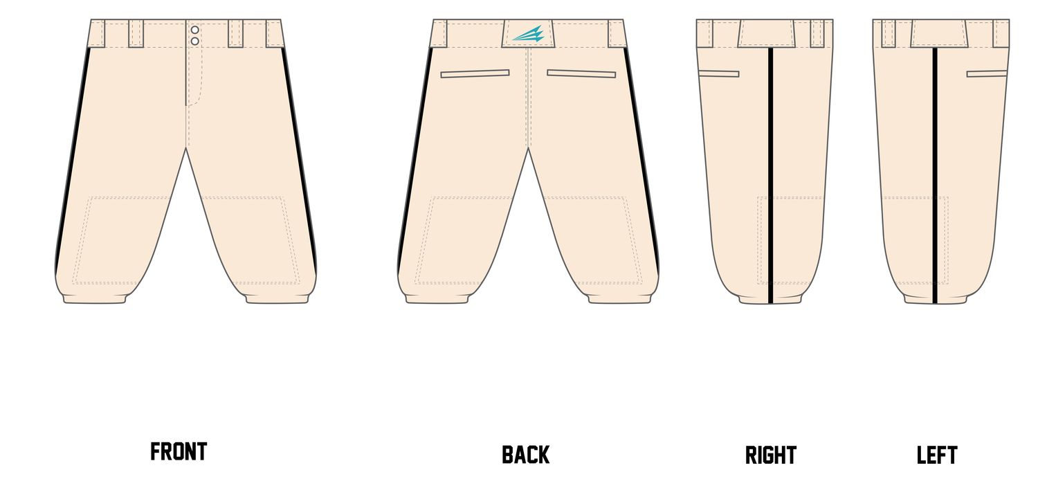 The Tribe Custom Knicker Baseball Pant #BP3C