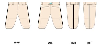The Tribe Custom Knicker Baseball Pant #BP3C