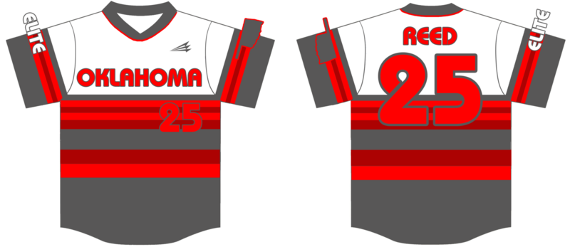 Oklahoma Elite Custom HexaFlex Baseball Jersey #2B
