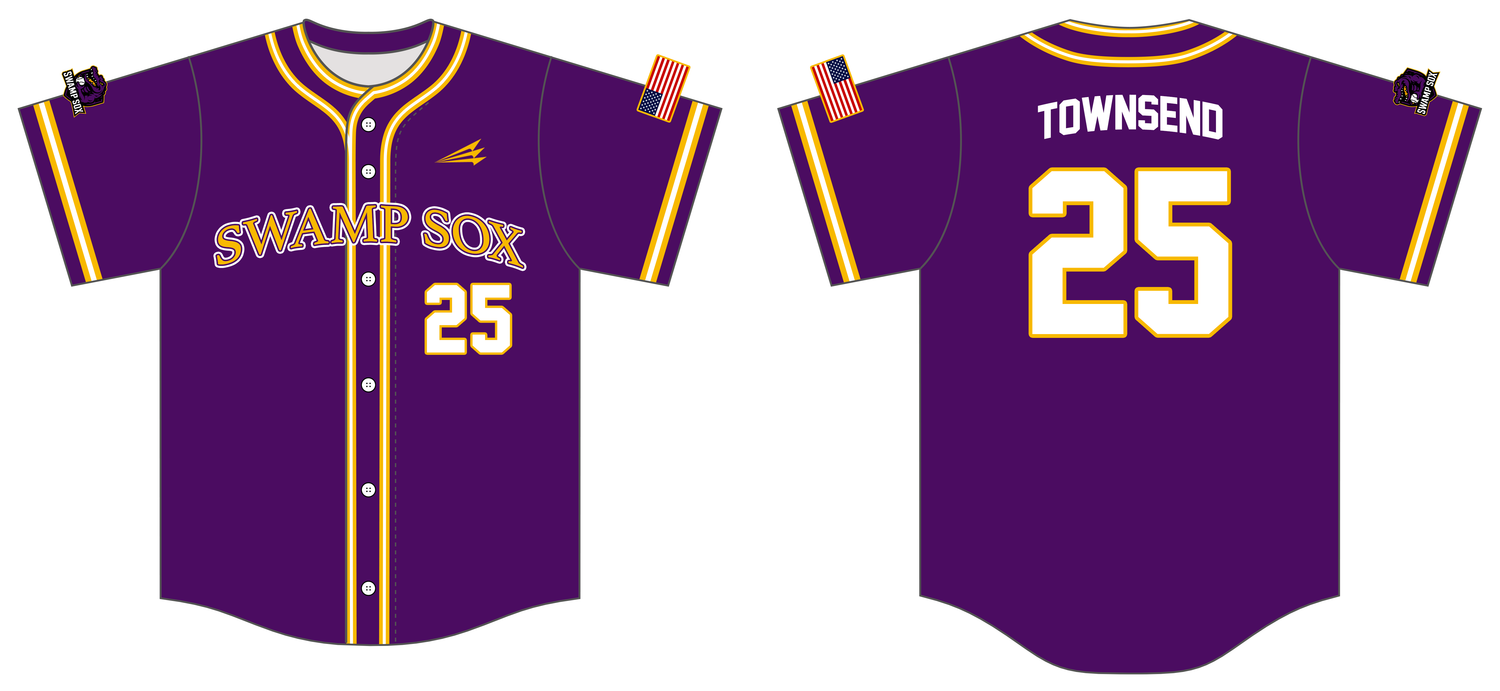 Swamp Sox Custom NanoDri Baseball Jersey #J4b