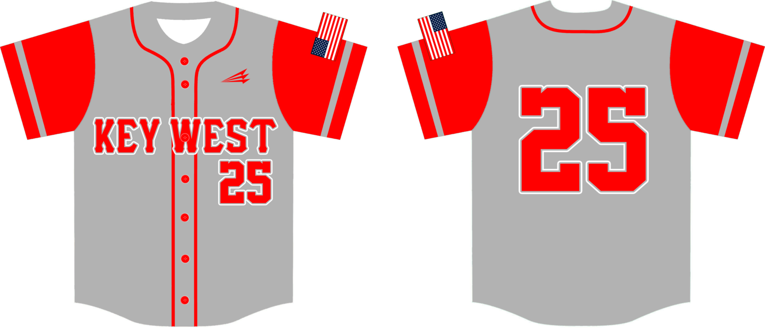 Key West Heat Custom HexaFlex Baseball Jersey #4