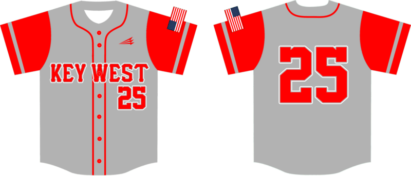Key West Heat Custom HexaFlex Baseball Jersey #4