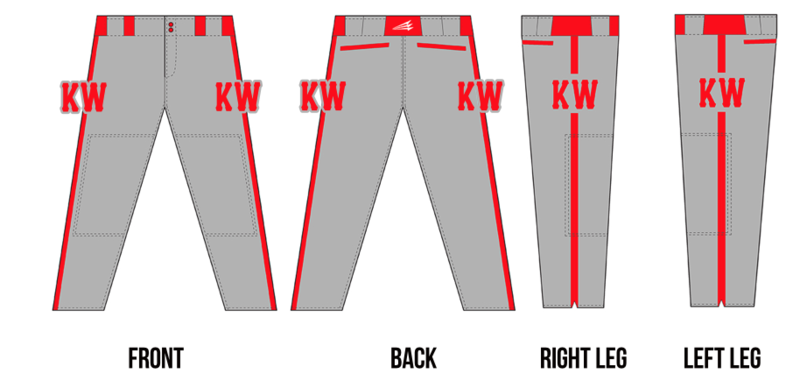 Key West Heat Baseball Custom Stacheman Elite Long Pant #BP4A
