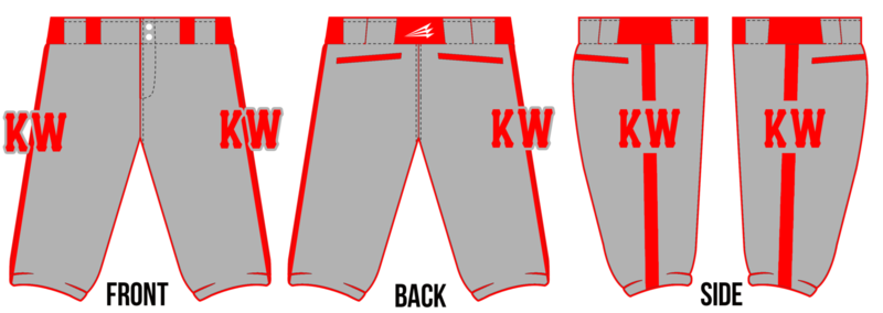Key West Heat Baseball Custom Stacheman Elite Knicker Pant #BP4B
