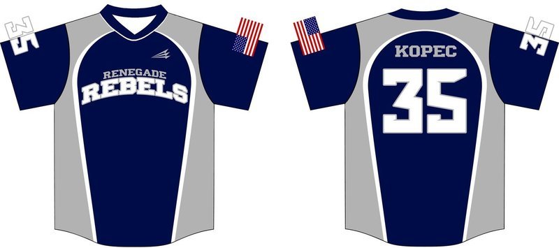 Renegade Rebels Custom Pro Premier Baseball Jersey #1