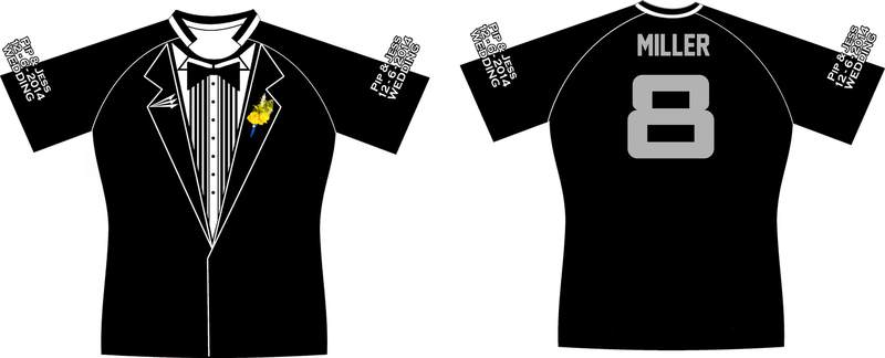 Pip and Jess Wedding Custom Rugby Jersey #1