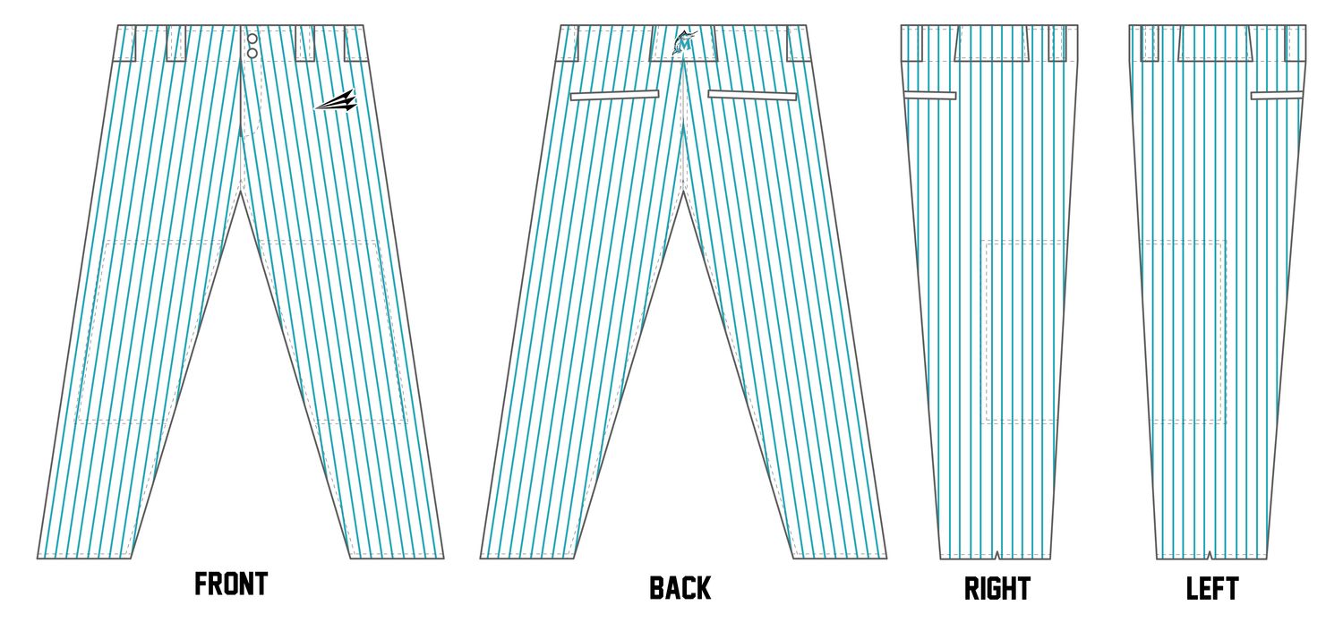 Suncoast Marlins Custom Athletic Baseball Pant #BP2c