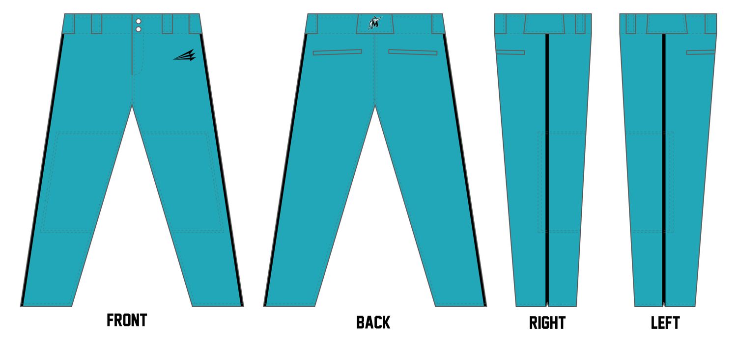Suncoast Marlins Custom Athletic Baseball Pant #BP1b
