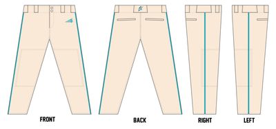 Suncoast Marlins Custom Athletic Baseball Pant #BP3b