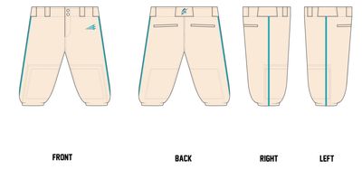 Suncoast Marlins Custom Knicker Baseball Pant #BP3c