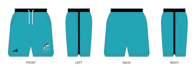 Suncoast Marlins Custom Retro Mesh Shorts #MS1